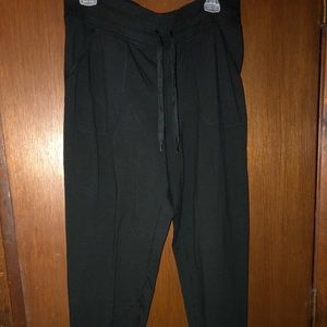 black sweatpants